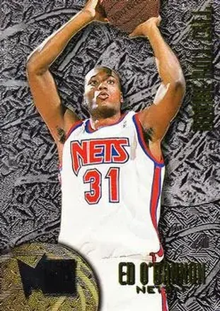 1995-96 Metal #R-3 Rookie Roll Call Silver Spotlight Ed O'Bannon