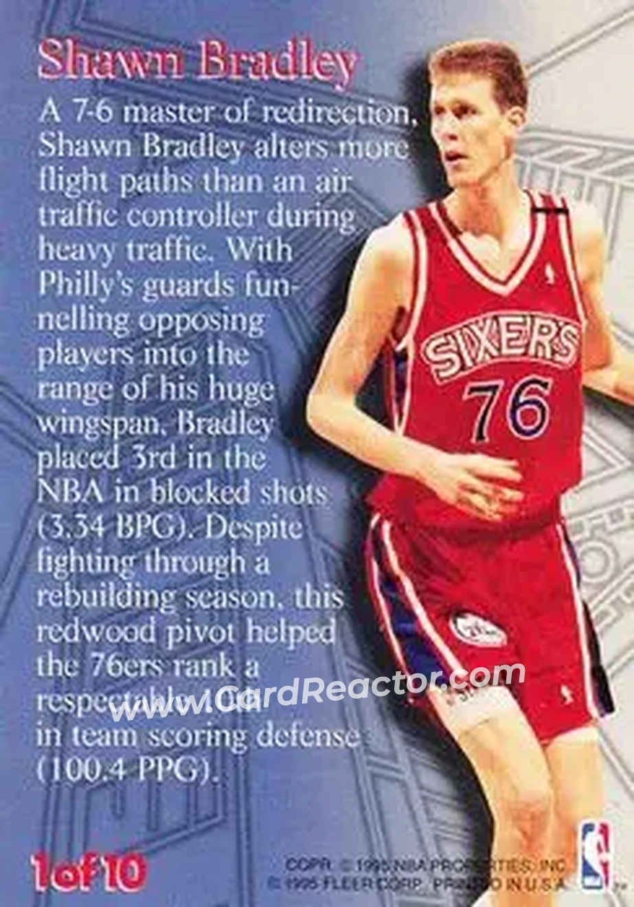 Back of Shawn Bradley