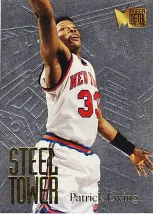 1995-96 Metal #3 Steel Tower Patrick Ewing