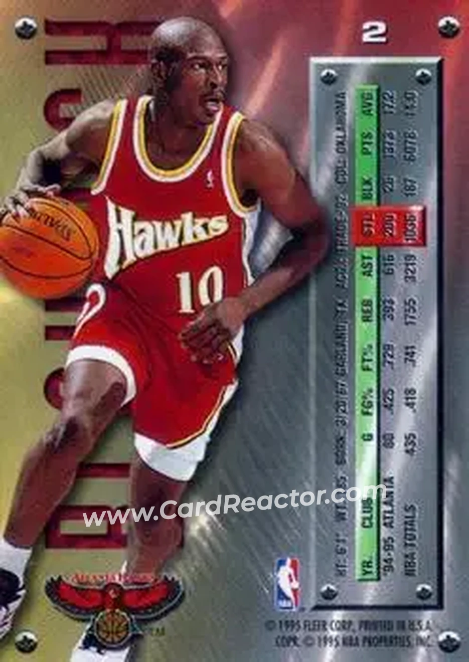 Back of Mookie Blaylock
