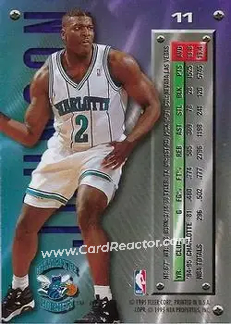 Back of Larry Johnson