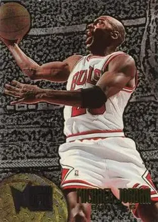 1995-96 Metal #13 Silver Spotlight Michael Jordan