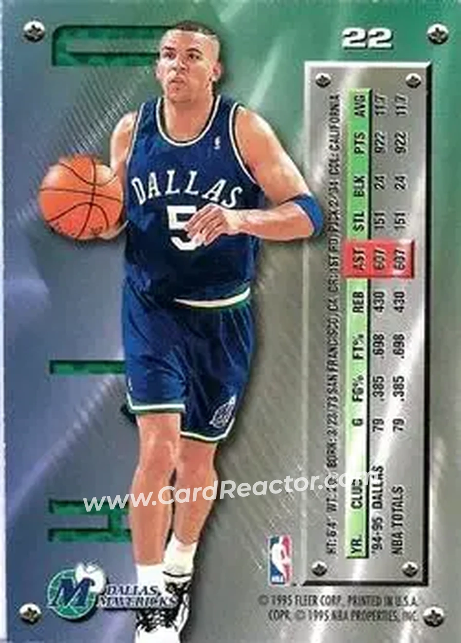 Back of Jason Kidd