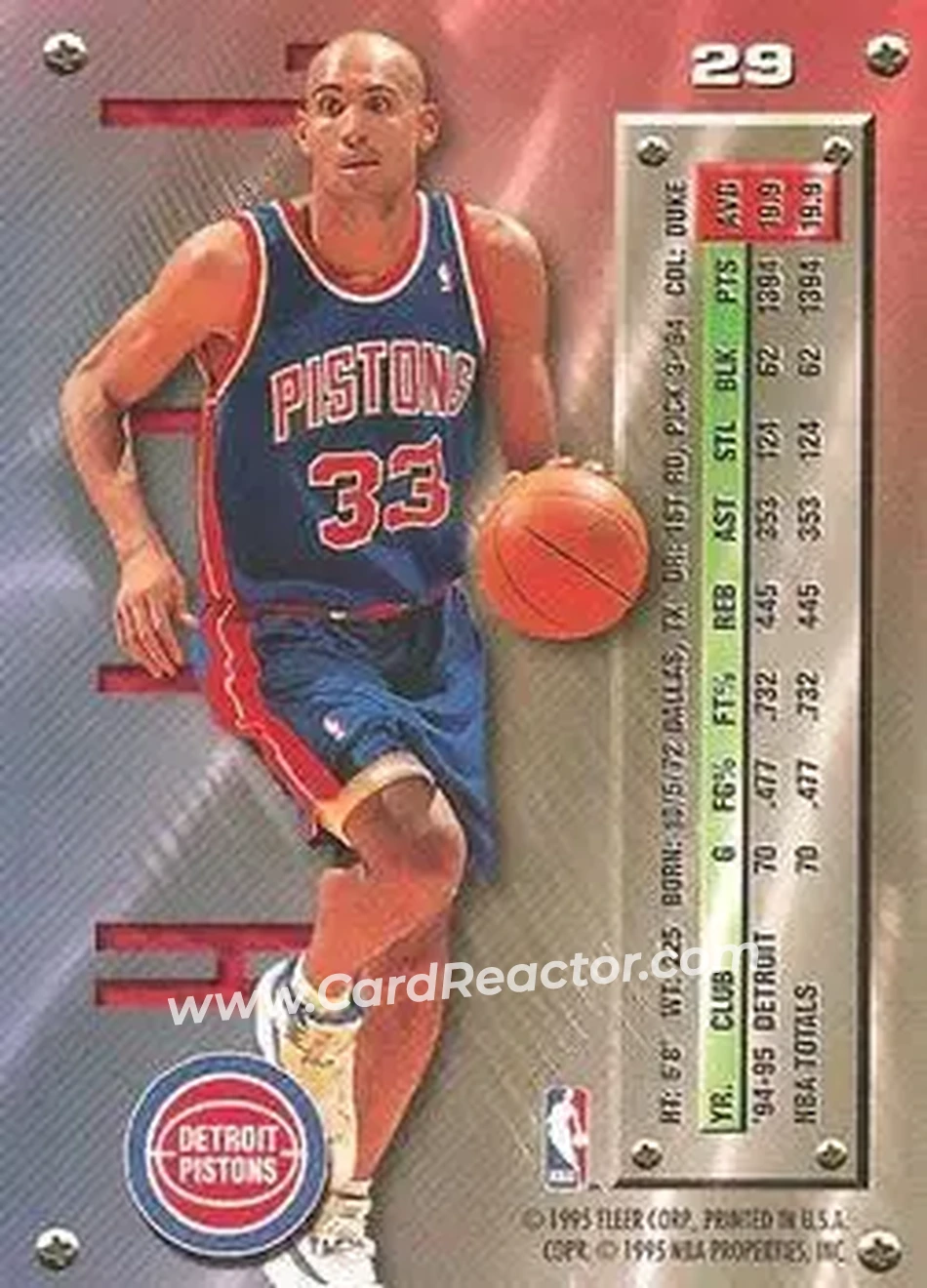 Back of Grant Hill
