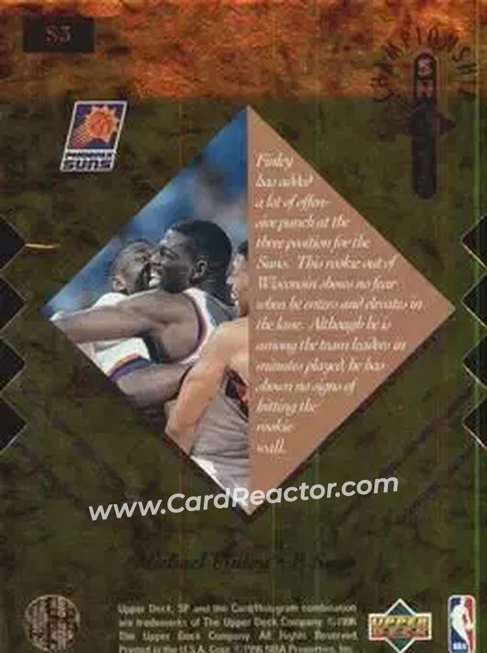 Back of Michael Finley