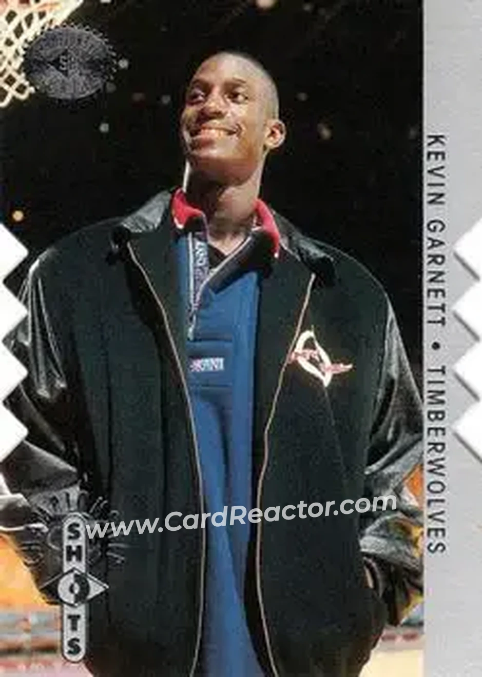 Front of Kevin Garnett