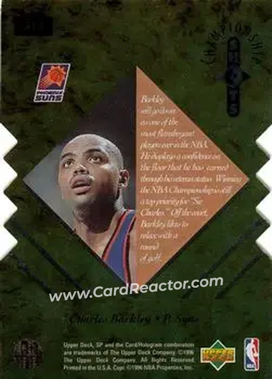Back of Charles Barkley