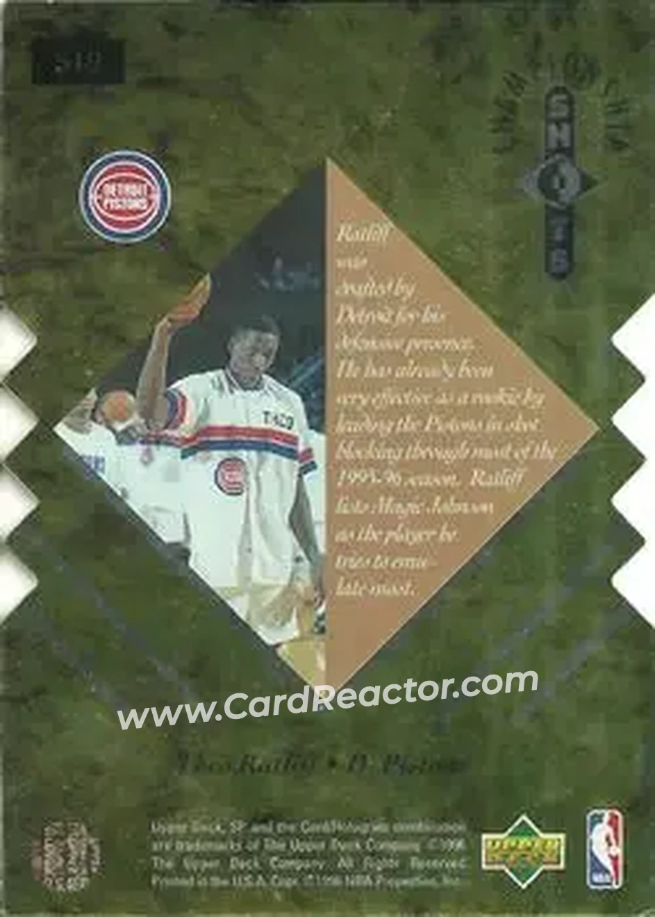 Back of Theo Ratliff
