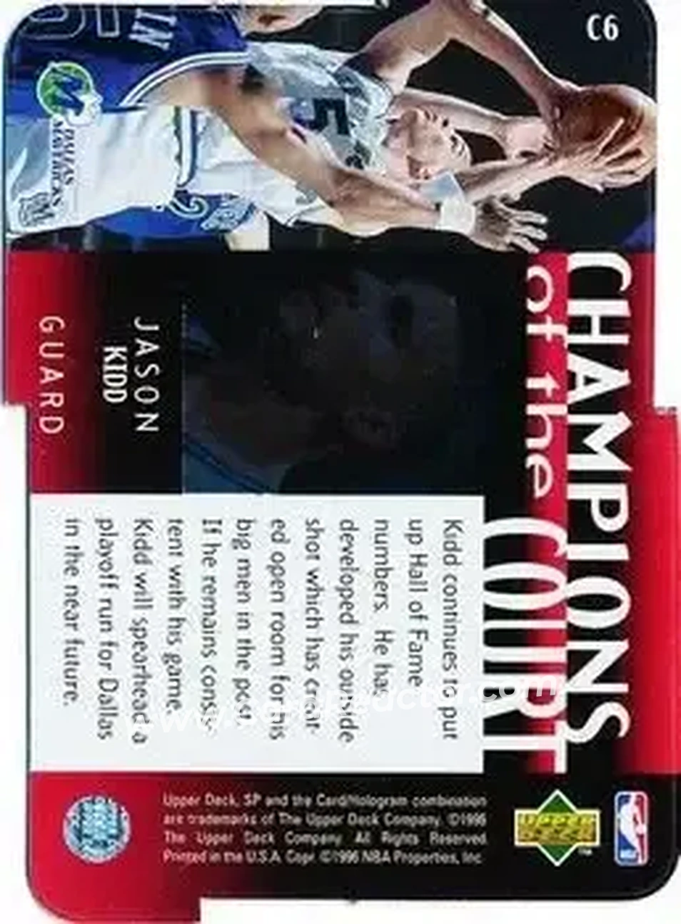 Back of Jason Kidd