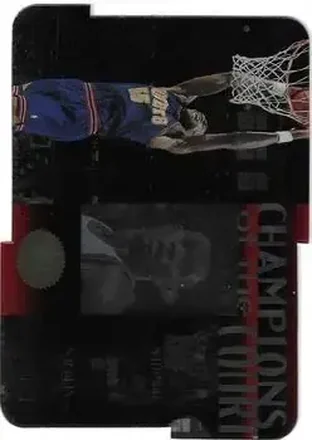 1995-96 SP Championship #C7 Champions of the Court Die Cut Dikembe Mutombo
