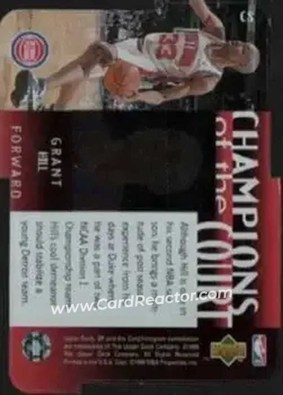 Back of Grant Hill