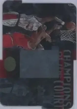1995-96 SP Championship #C10 Champions of the Court Die Cut Hakeem Olajuwon