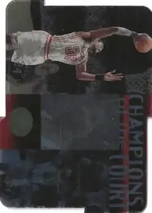 1995-96 SP Championship #C14 Champions of the Court Die Cut Alonzo Mourning
