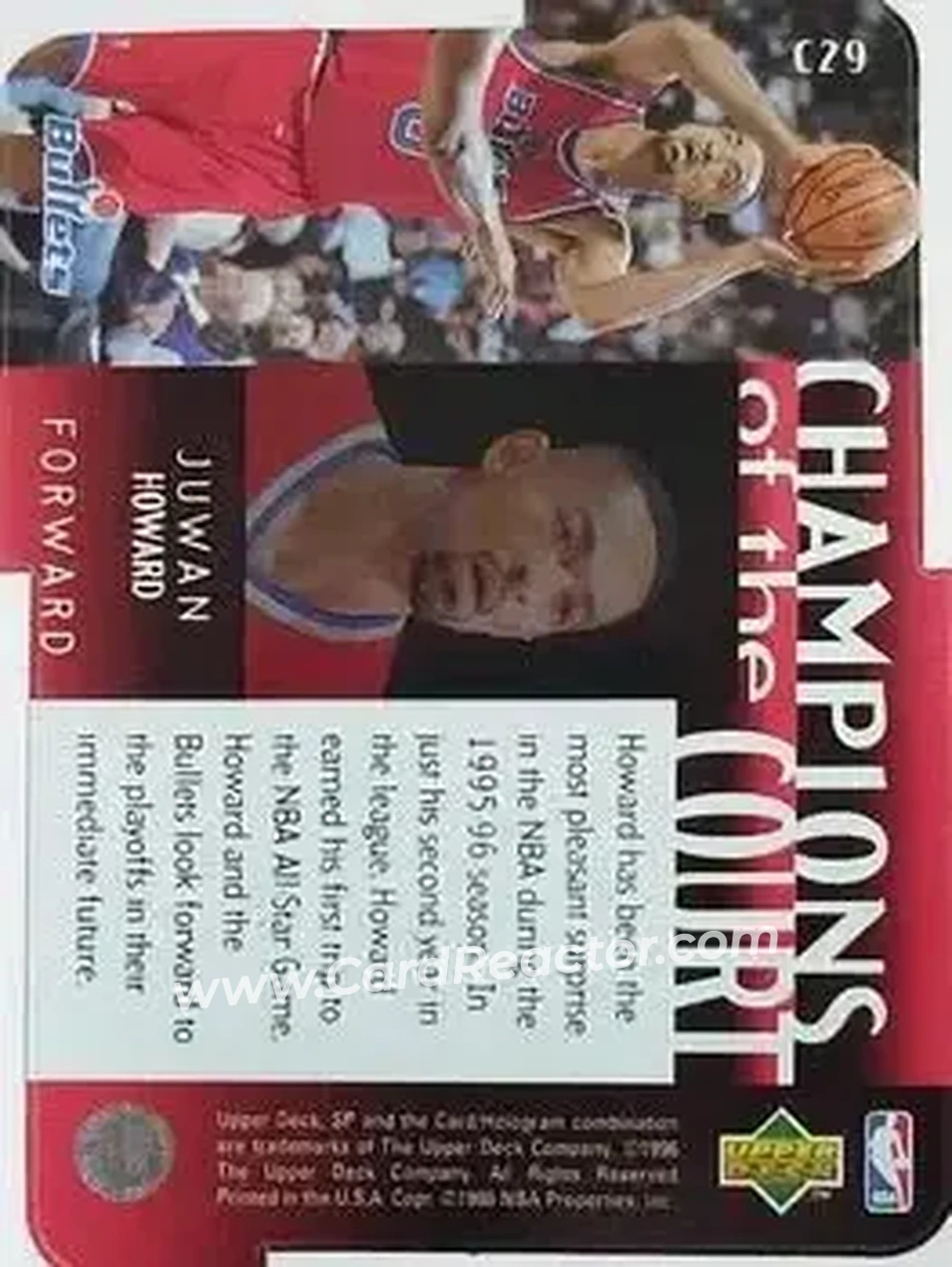 Back of Juwan Howard