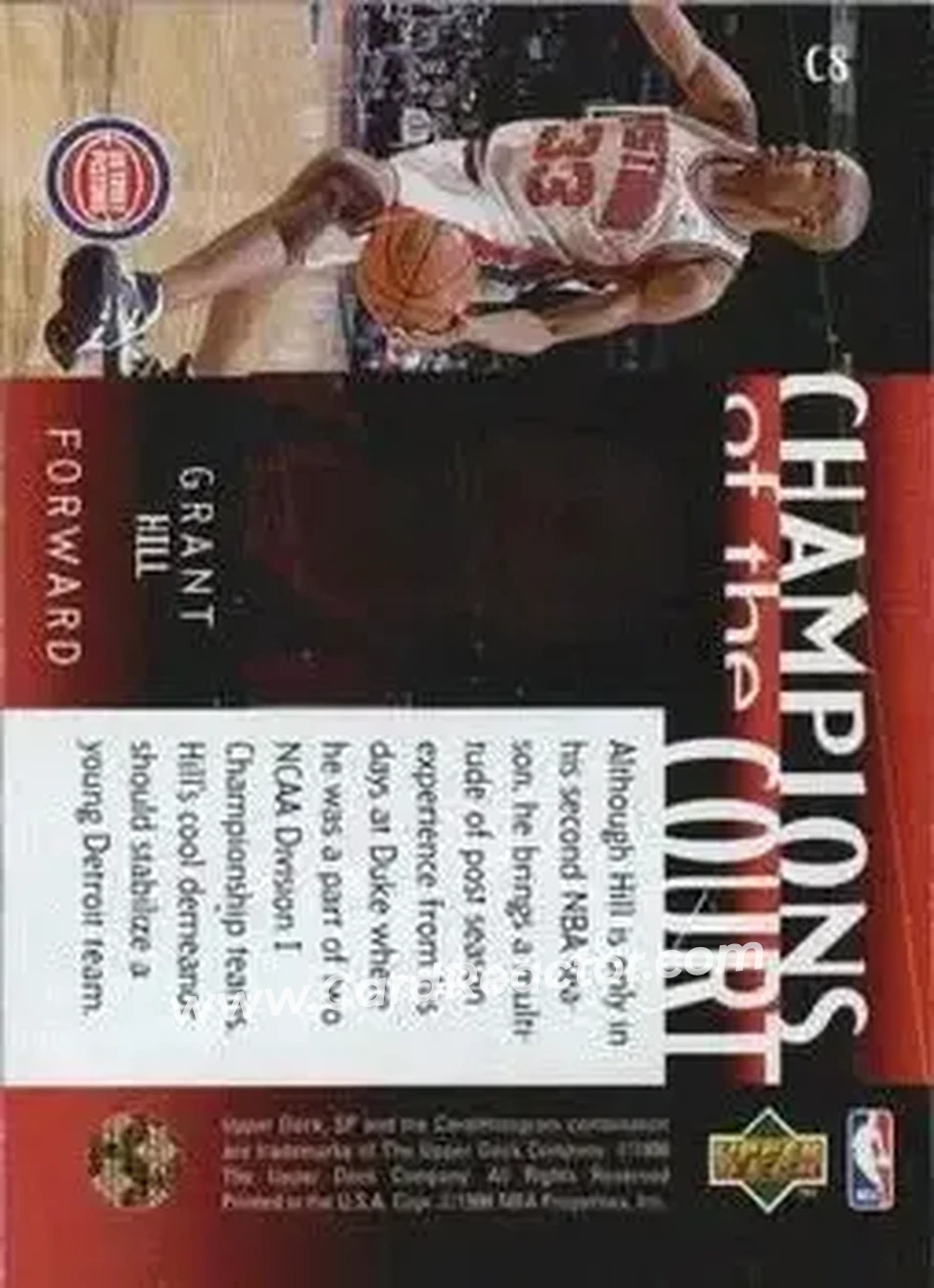Back of Grant Hill