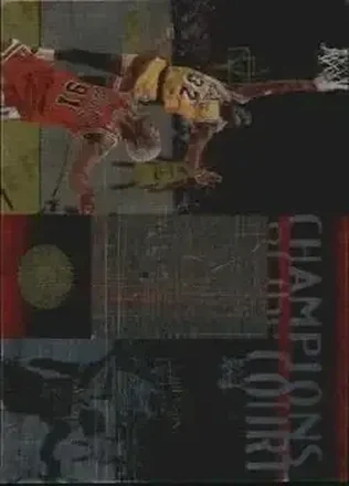 1995-96 SP Championship #C13 Champions of the Court Magic Johnson