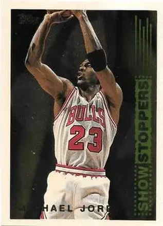 1995-96 Topps #SS1 Show Stoppers Michael Jordan