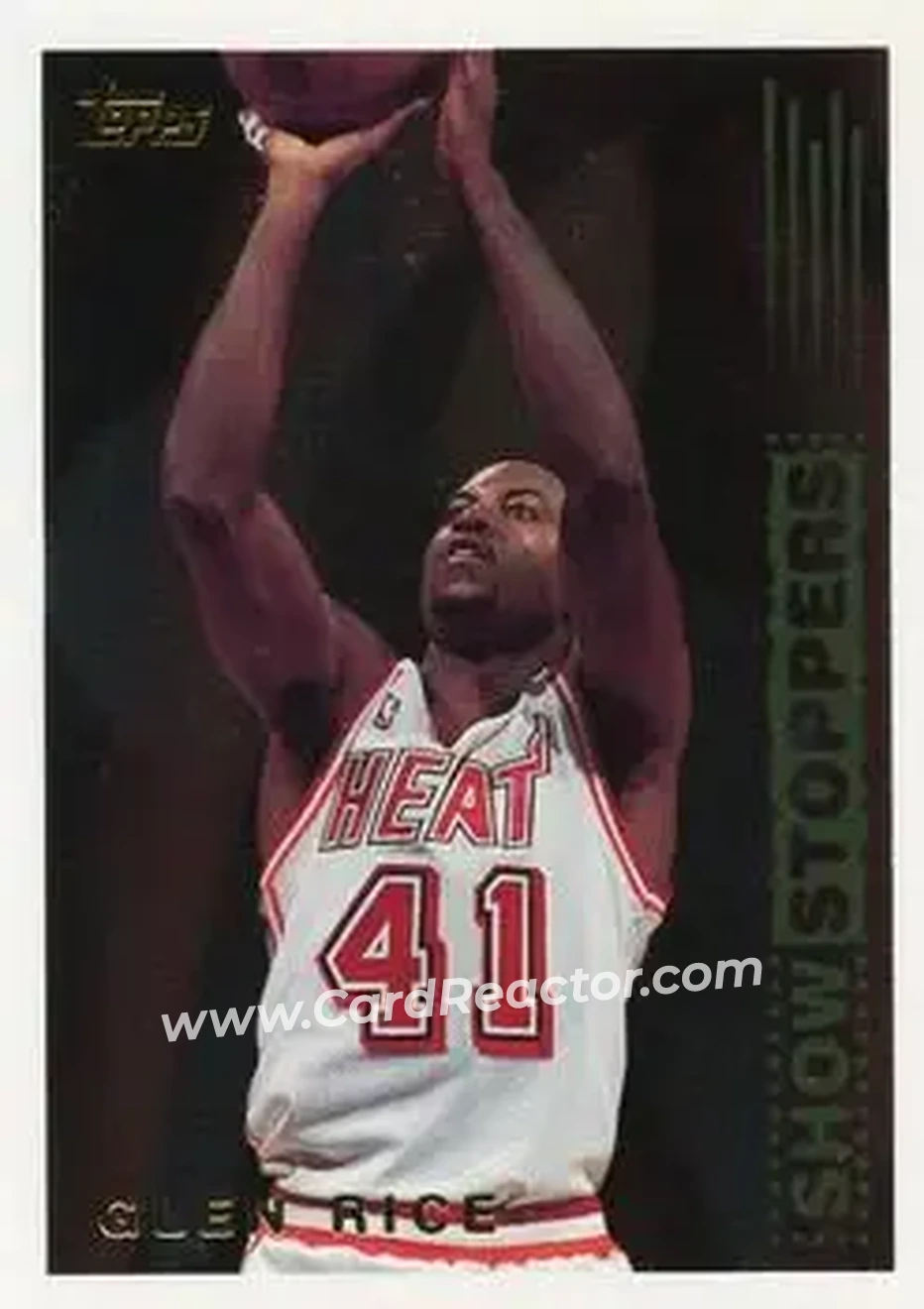 Front of Glen Rice