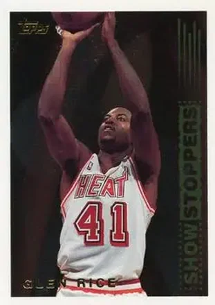 1995-96 Topps #SS9 Show Stoppers Glen Rice