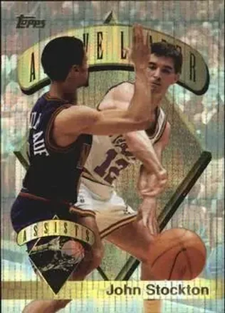 1995-96 Topps #3 Power Boosters John Stockton