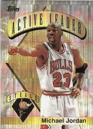 1995-96 Topps #4 Power Boosters Michael Jordan