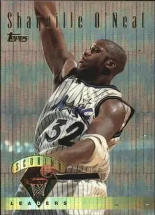 1995-96 Topps #6 Power Boosters Shaquille O'Neal
