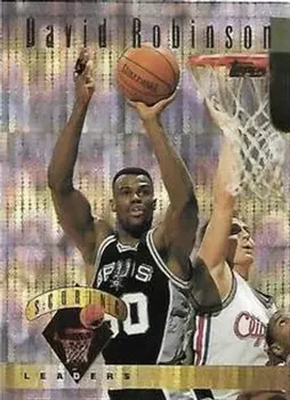 1995-96 Topps #8 Power Boosters David Robinson