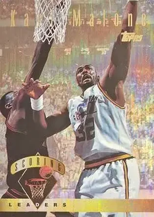 1995-96 Topps #9 Power Boosters Karl Malone