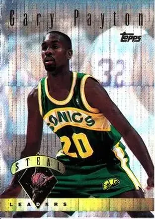 1995-96 Topps #23 Power Boosters Gary Payton