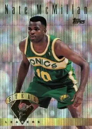 1995-96 Topps #25 Power Boosters Nate McMillan