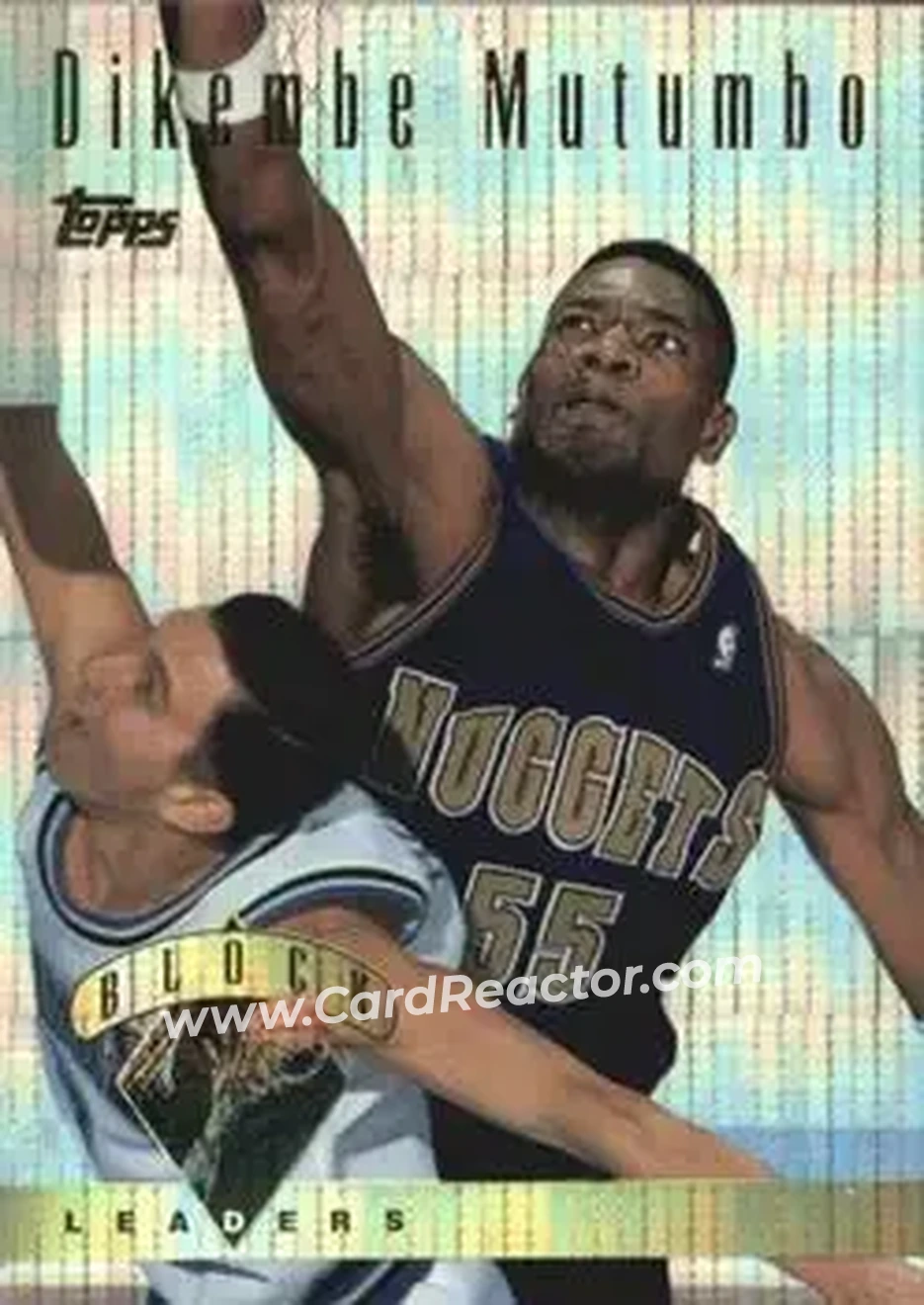 Front of Dikembe Mutombo