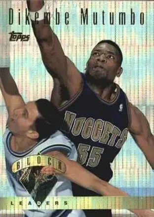 1995-96 Topps #26 Power Boosters Dikembe Mutombo