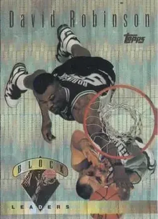 1995-96 Topps #29 Power Boosters David Robinson
