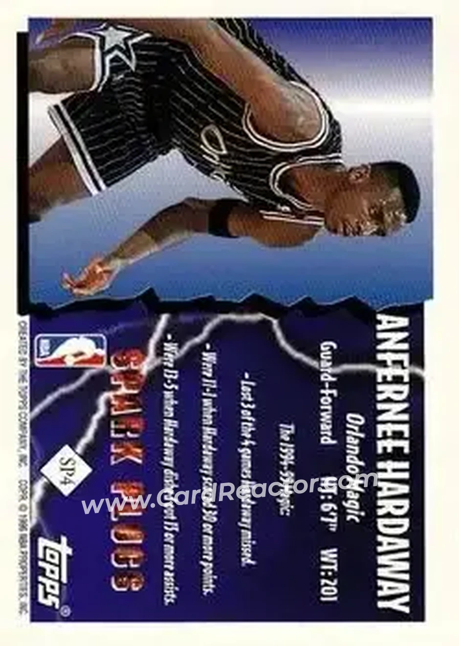Back of Anfernee Hardaway