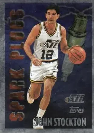 1995-96 Topps #SP5 Spark Plugs John Stockton