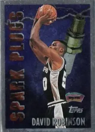 1995-96 Topps #SP6 Spark Plugs David Robinson