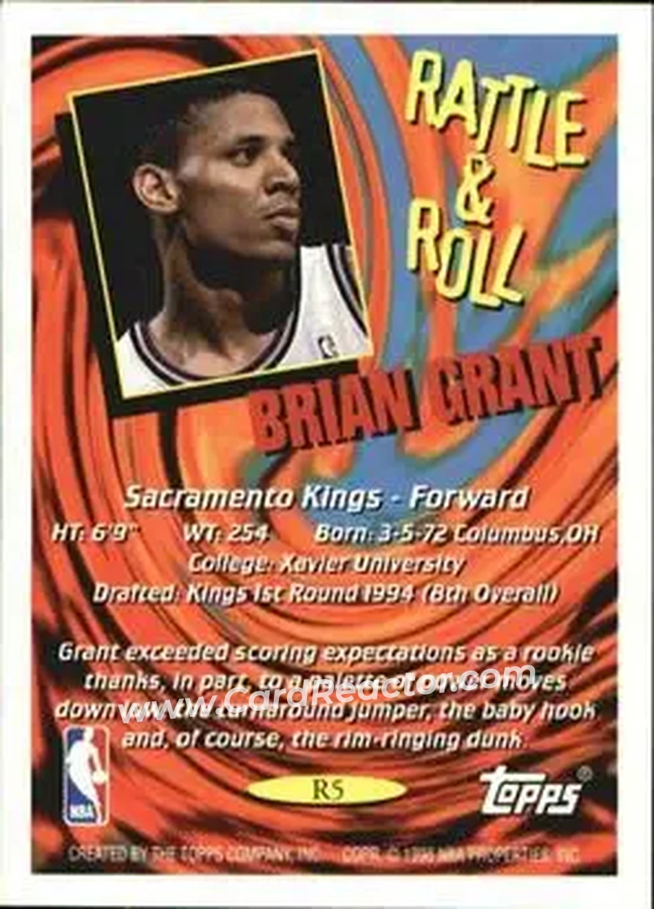 Back of Brian Grant