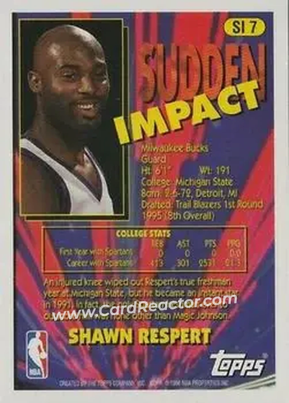 Back of Shawn Respert