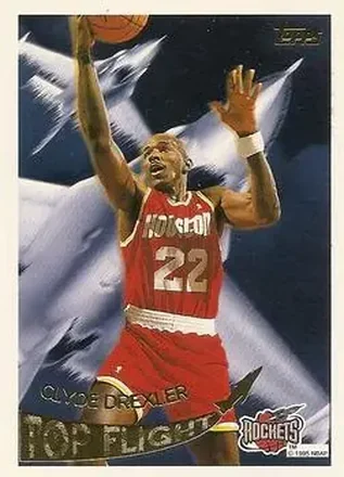 1995-96 Topps #TF5 Top Flight Clyde Drexler