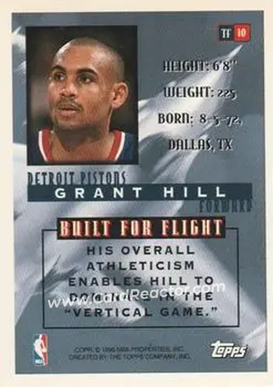 Back of Grant Hill