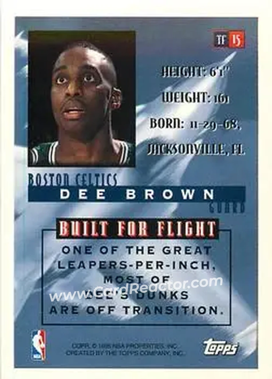 Back of Dee Brown