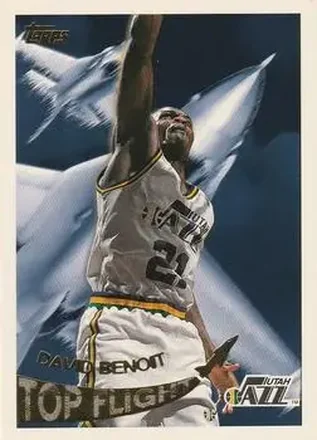 1995-96 Topps #TF17 Top Flight David Benoit