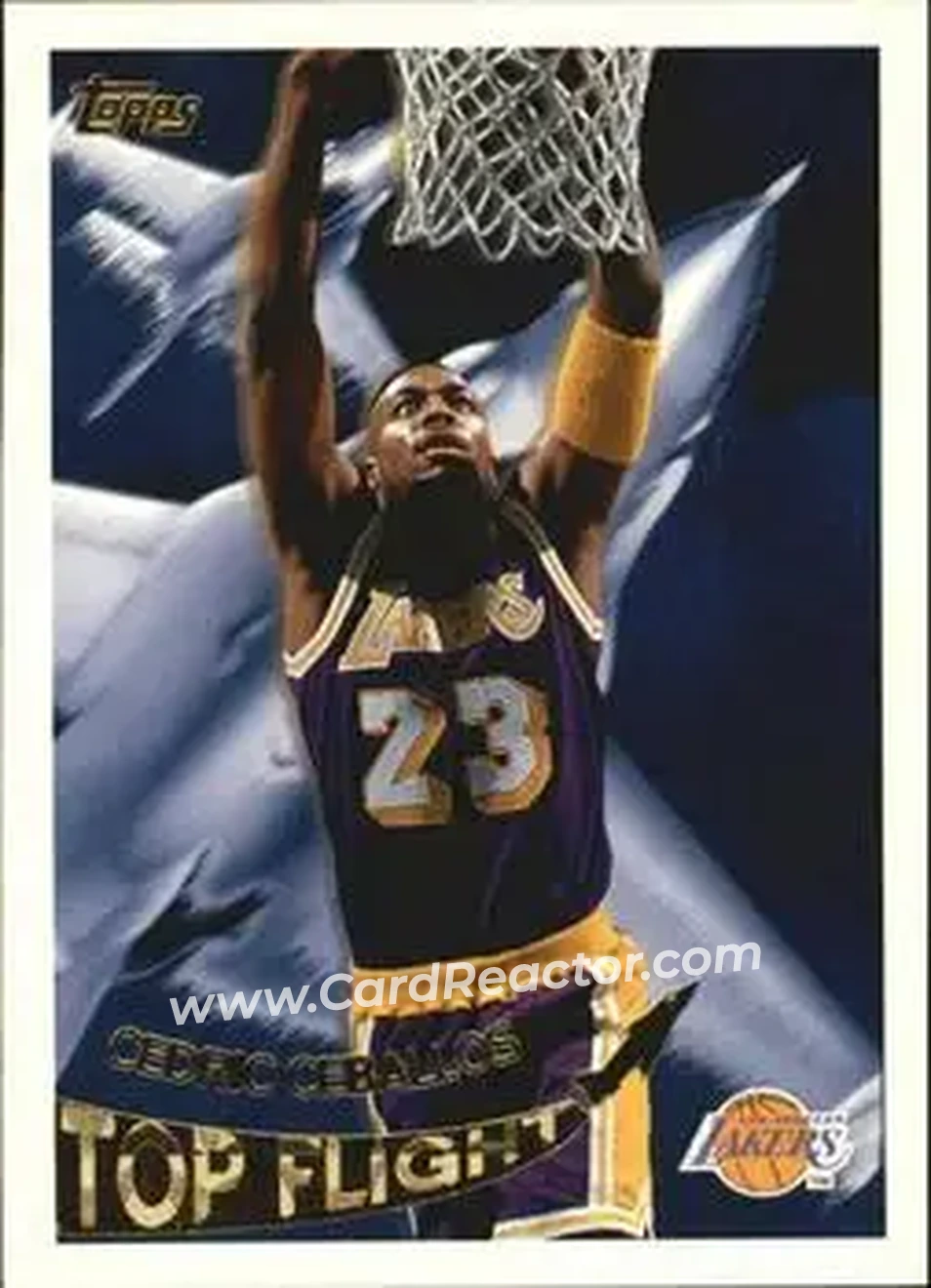 Front of Cedric Ceballos