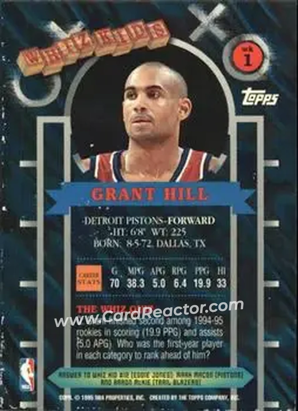 Back of Grant Hill