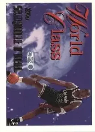 1995-96 Topps #WC3 World Class Shaquille O'Neal