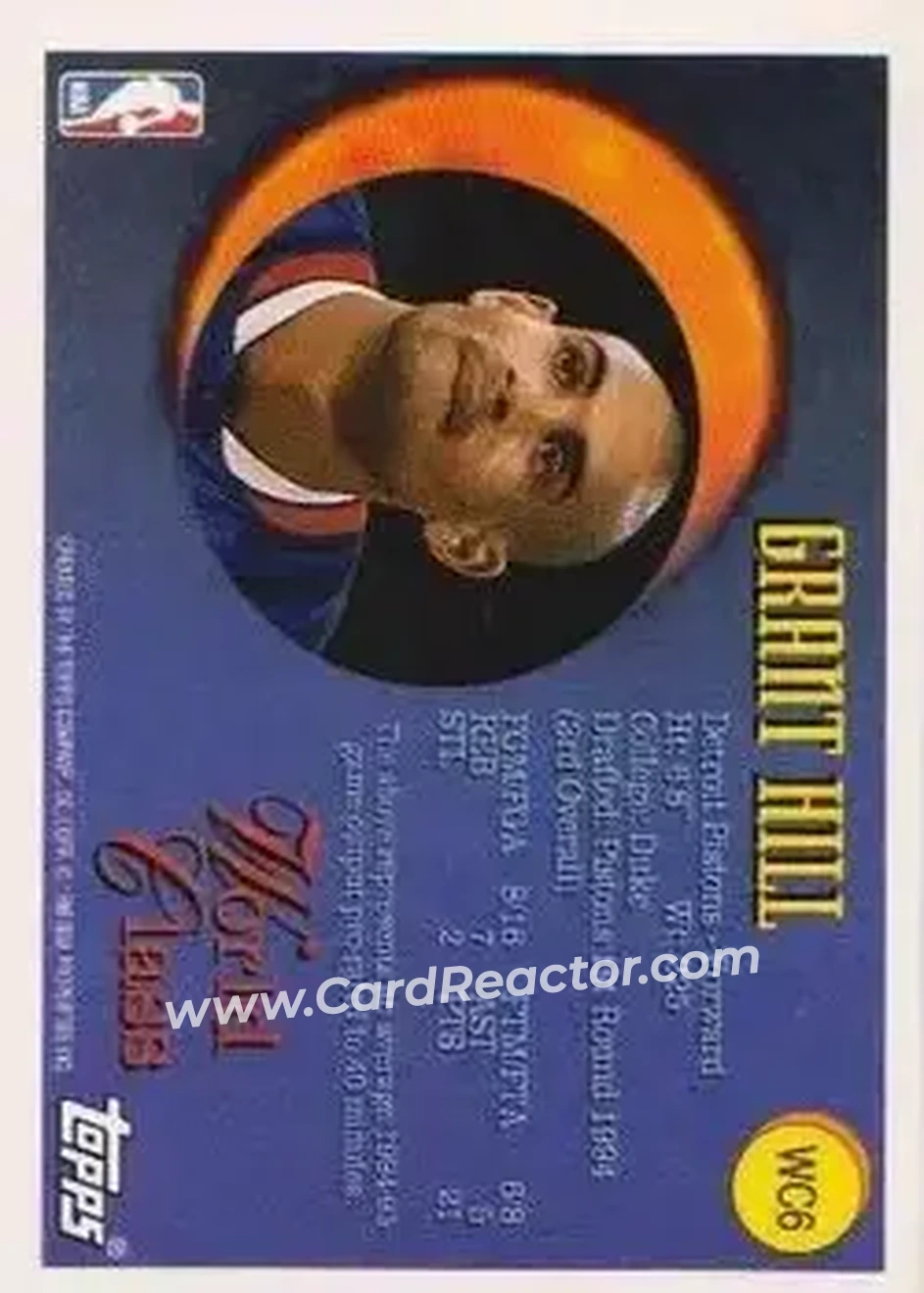 Back of Grant Hill