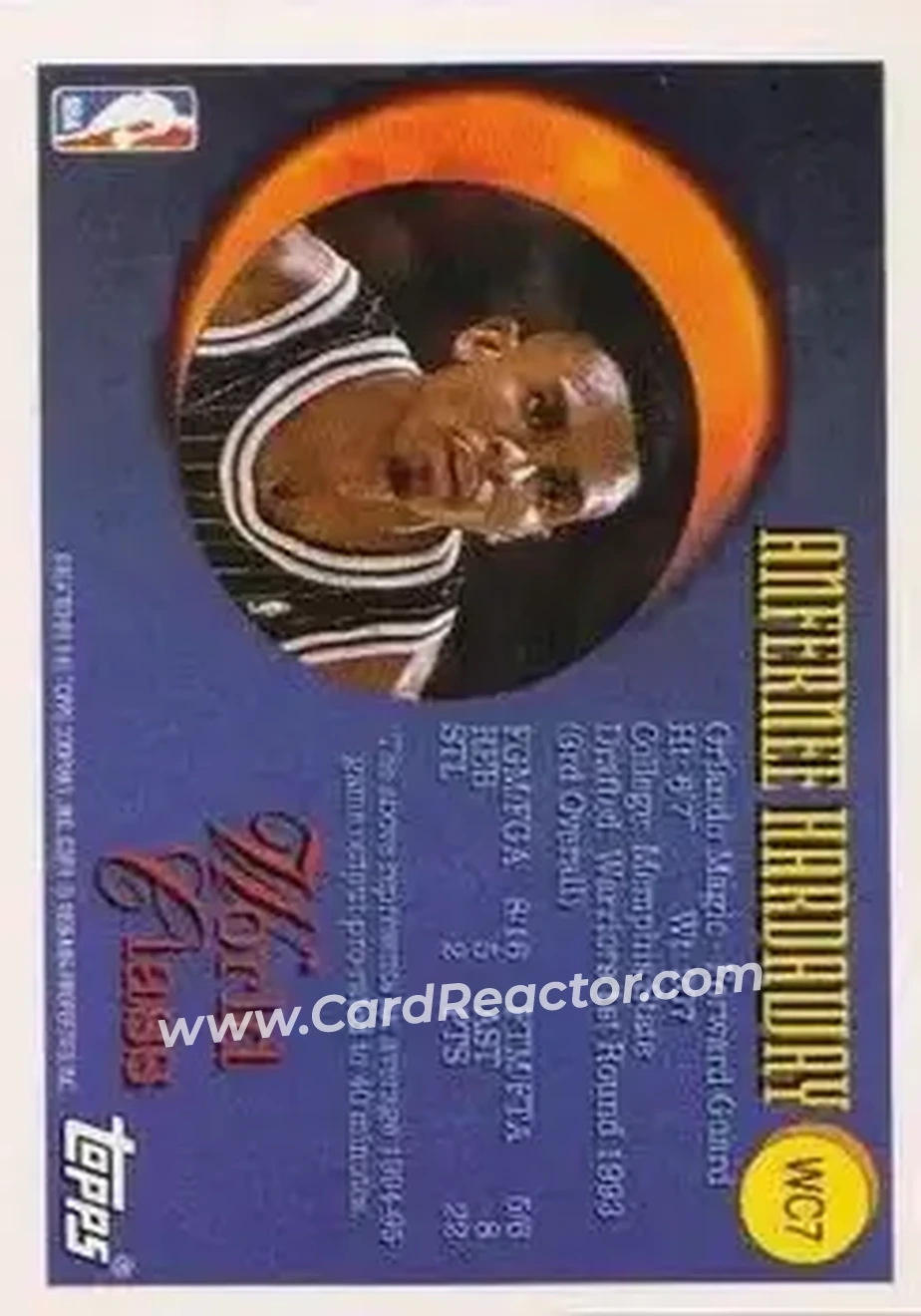 Back of Anfernee Hardaway