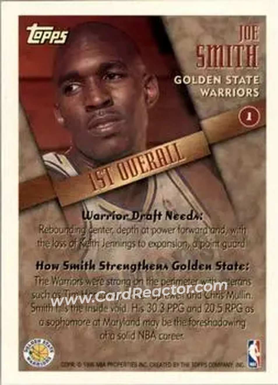 Back of Joe Smith