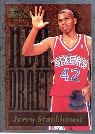 1995-96 Topps #3 NBA Draft Exchange Jerry Stackhouse