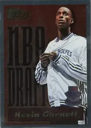 1995-96 Topps #5 NBA Draft Exchange Kevin Garnett